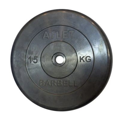 Лот: 2658845. Фото: 1. Диск обрезиненный (MB Barbell... Штанги, блины