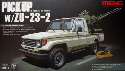 Лот: 15274092. Фото: 1. Сборная модель пикапа с ЗУ-23-2... Военная техника