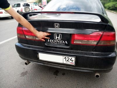 Лот: 7855467. Фото: 1. Табличка под номер японский Honda. Детали тюнинга