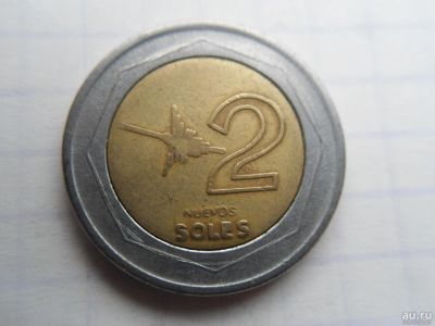 Лот: 8620596. Фото: 1. Перу 2 новых соля 1995. Америка