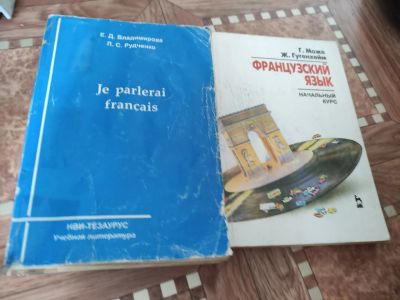 Лот: 20672282. Фото: 1. 2 книги, французский язык. Другое (общественные и гуманитарные науки)