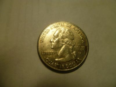 Лот: 6824701. Фото: 1. Guarter Dollar 2001 (New York... Америка