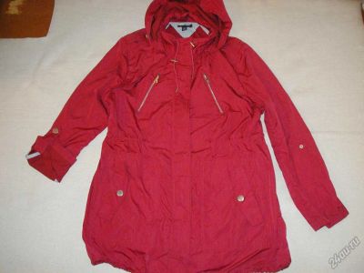 Лот: 5928639. Фото: 1. Ветровка длинная Tommy Hilfiger... Верхняя одежда