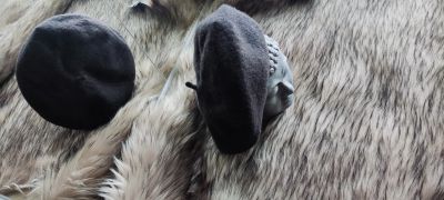 Лот: 25413034. Фото: 1. Берет шерстяной, темно-коричневый... Головные уборы