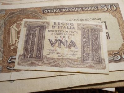 Лот: 17314901. Фото: 1. 1 лира 1939 года-Фашистская Италия... Россия, СССР, страны СНГ