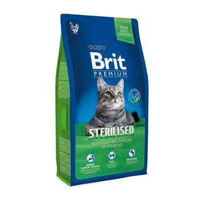 Лот: 12960573. Фото: 1. Brit (Брит) Премиум 8кг - Стерил... Корма