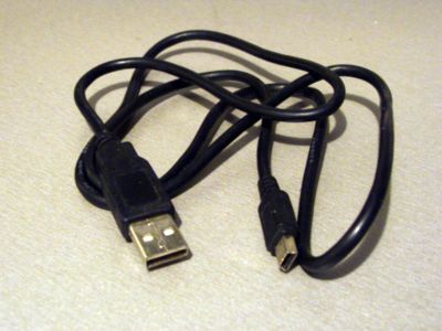 Лот: 16021877. Фото: 1. Кабель USB-miniUSB 80 см. Дата-кабели, переходники