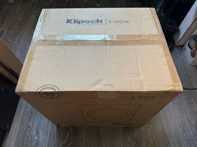Лот: 20186180. Фото: 1. Сабвуфер Klipsch R-100SW в идеальном... Активные акустические системы