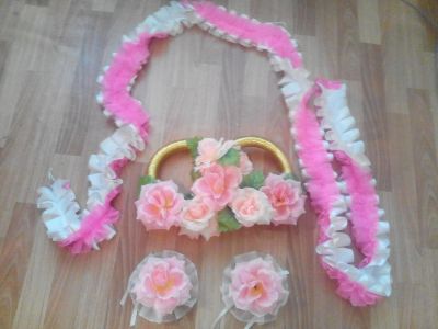 Лот: 5695395. Фото: 1. Свадебные украшения на машину. Другое (свадебная мода)
