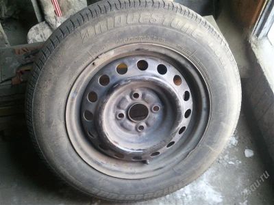 Лот: 1696017. Фото: 1. Bridgestone b391 185/70r14 на... Шины на дисках