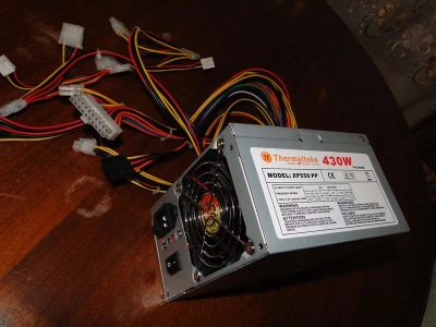 Лот: 624751. Фото: 1. Блок питания 430W Thermaltake. Корпуса, блоки питания