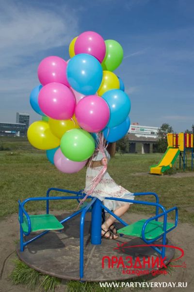 Лот: 1145065. Фото: 1. Связка из 20 гелиевых шаров. Шарики... Воздушные шары