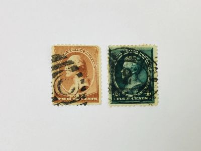 Лот: 23964031. Фото: 1. American Bank Note. Великие американцы... Марки