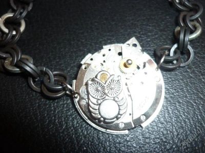 Лот: 2473686. Фото: 1. Браслет в стиле стимпанк (Steampunk... Бижутерия ручной работы