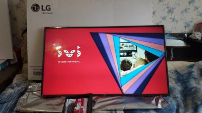 Лот: 12046524. Фото: 1. LG 49 дюймов Smart tv,Wi-FI новый. Телевизоры