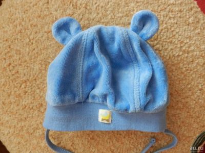 Лот: 8310752. Фото: 1. Шапочка с ушками (демисезонная... Головные уборы