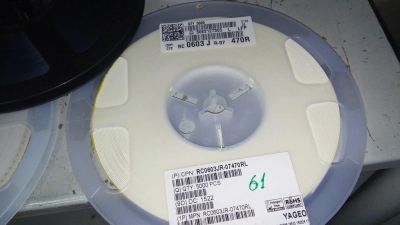 Лот: 9265694. Фото: 1. RC0603JR-07470RL, Резистор SMD... Резисторы