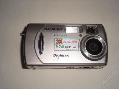 Лот: 720476. Фото: 1. Цифровая фотокамера SAMSUNG Digimax301. Цифровые компактные