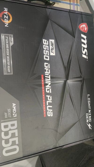 Лот: 25239374. Фото: 1. MSI MPG B550 Gaming Plus. Материнские платы