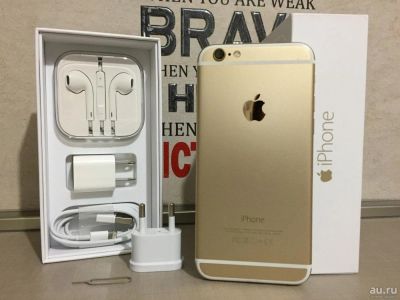 Лот: 9100653. Фото: 1. iPhone 6 Gold 16gb. Смартфоны