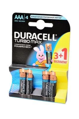 Лот: 7289733. Фото: 1. Батарейка LR03 Duracell Turbo... Батарейки, аккумуляторы, элементы питания