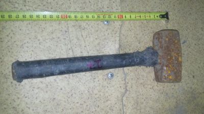 Лот: 12152283. Фото: 1. кувалда...стальная ручка...№27... Ручной инструмент