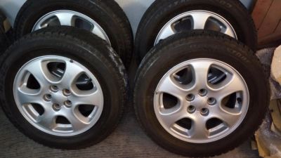 Лот: 10953831. Фото: 1. Комплект Литья Subaru плюс зимняя... Шины на дисках
