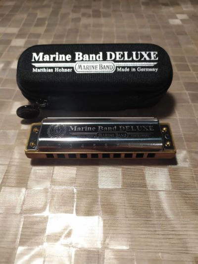 Лот: 19979562. Фото: 1. Губная гармошка Hohner marine... Духовые