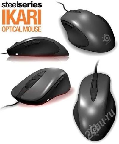 Лот: 452181. Фото: 1. SteelSeries Ikari Optical Black... Клавиатуры и мыши
