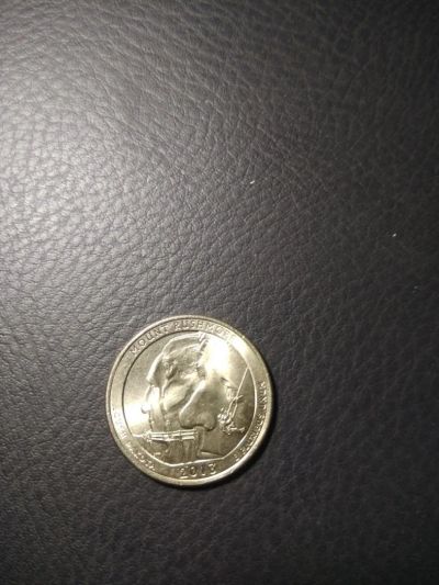 Лот: 10127870. Фото: 1. США 25 центов (квотер) 2013. Национальный... Америка