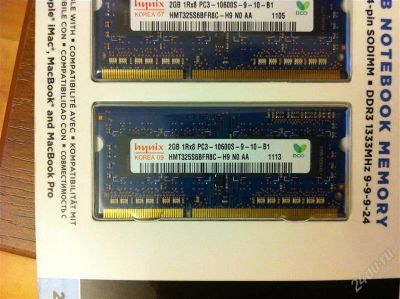 Лот: 2386199. Фото: 1. DO-DIMM DDR3 2Gb. Оперативная память