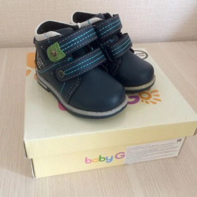 Лот: 8181676. Фото: 1. Ботинки BabyGo Тёмно-синие. Ботинки