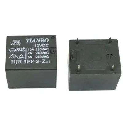 Лот: 17871098. Фото: 1. Электромагнитное реле TIANBO HJR-3FF-S-Z... Реле, тумблеры, переключатели