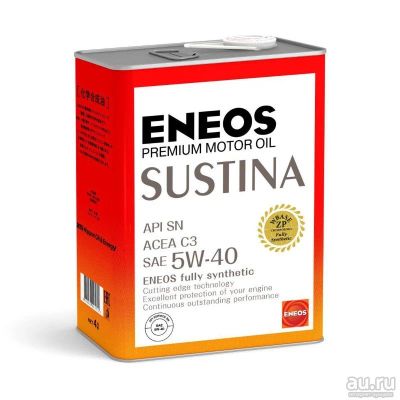 Лот: 13668997. Фото: 1. ENEOS SUSTINA 5W40, 4л. Масла, жидкости