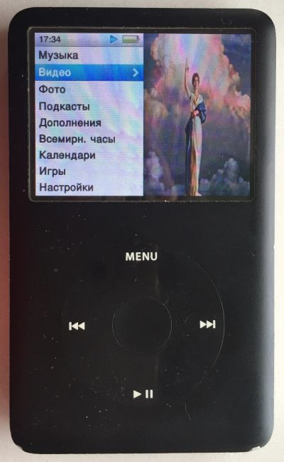 Лот: 15036191. Фото: 1. Плеер "Apple iPod 80 gb" (оригинал... Плееры