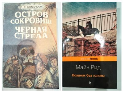 Лот: 24890722. Фото: 1. Майн Рид / Р.Л. Стивенсон. Художественная