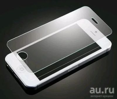Лот: 12806980. Фото: 1. Защитное стекло iPhone 5/5s/5C... Дисплеи, дисплейные модули, тачскрины