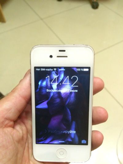 Лот: 7853602. Фото: 1. iPhone 4s (8gb). Смартфоны