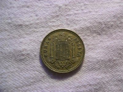 Лот: 1366670. Фото: 1. Испания, уна песета, 1975 год. Европа