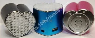 Лот: 1748922. Фото: 1. Колонки DY-18 (microSD/USB) (розовый... Другое (смартфоны, связь, навигация)