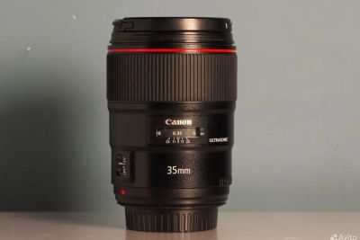 Лот: 25386610. Фото: 1. Объектив Canon EF 35mm 1.4 ll. Объективы