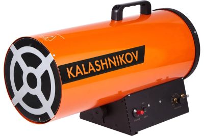 Лот: 21221310. Фото: 1. Тепловая пушка Kalashnikov KHG-40... Обогреватели промышленные, тепловые пушки