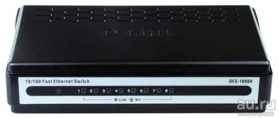 Лот: 9607837. Фото: 1. D-link DES-1008A коммутатор (switch... Коммутаторы