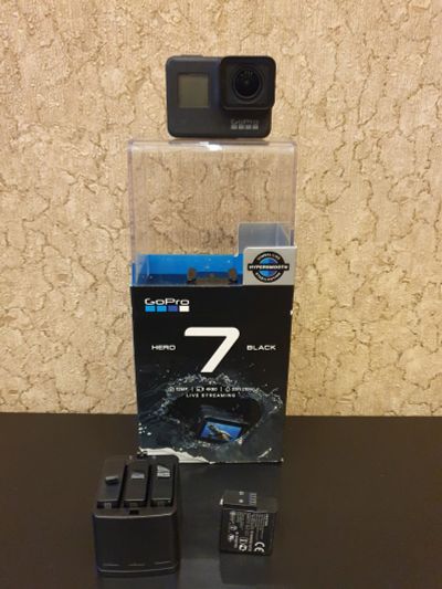 Лот: 18127911. Фото: 1. GoPro HERO 7 Black + 4 акб + 3... Штативы, держатели