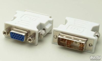 Лот: 9070268. Фото: 1. Переходник DVI-VGA. Шлейфы, кабели, переходники