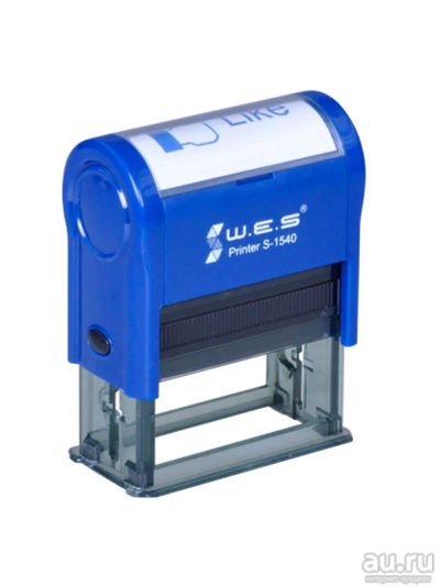 Лот: 14023574. Фото: 1. WES Printer S-1540 (40 x 15) цвет... Печати, штампы, оснастки