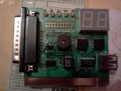 Лот: 1343766. Фото: 1. PCI PC Analyzer Tester Post Card. Другое (комплектующие)