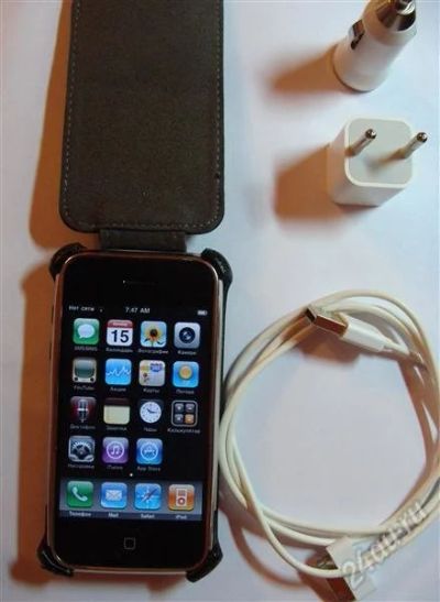 Лот: 1779861. Фото: 1. iphone 2g (8gb), американец, состояние... Смартфоны