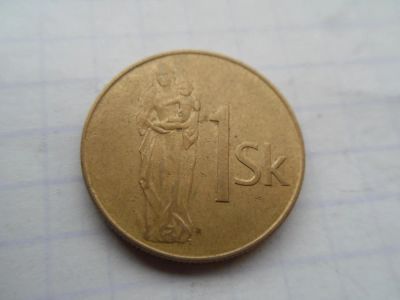 Лот: 8375819. Фото: 1. Словакия 1 крона 1993. Европа