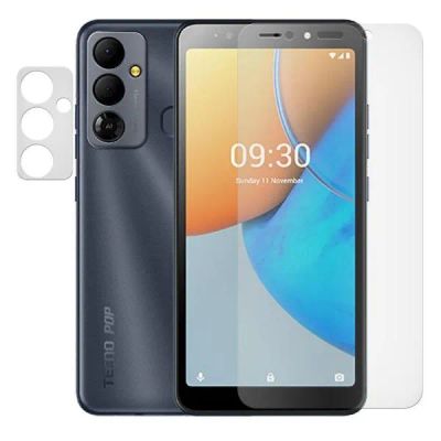 Лот: 24599734. Фото: 1. Защитное стекло Krutoff для Tecno... Защитные стёкла, защитные плёнки
